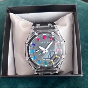 Activa Kaleido X Invicta Men's Digital Watch - 44.2mm (black) NWT